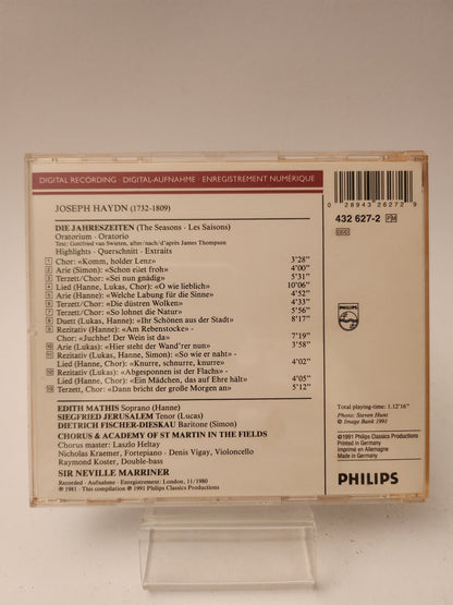 Haydn: die Jahrrezeiten CD - Cd