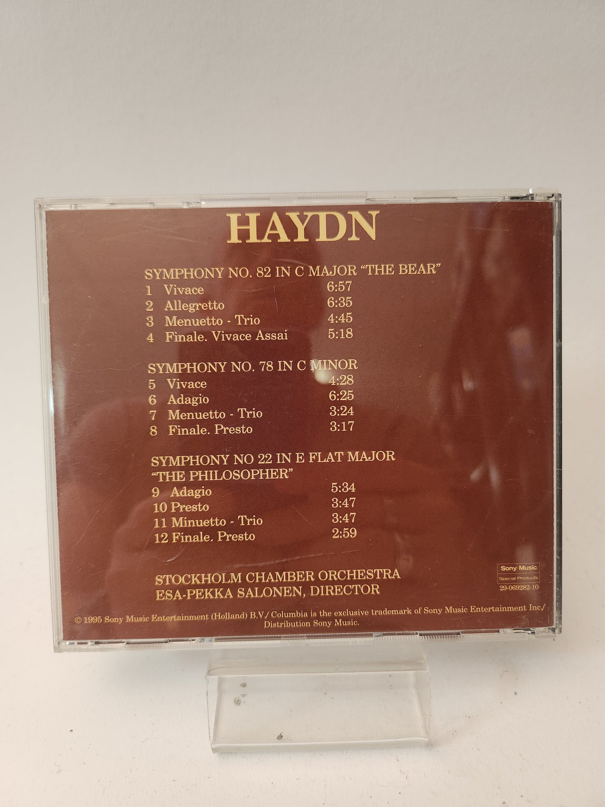 Haydn: Symphonies No 22 78 & 82 CD - Cd