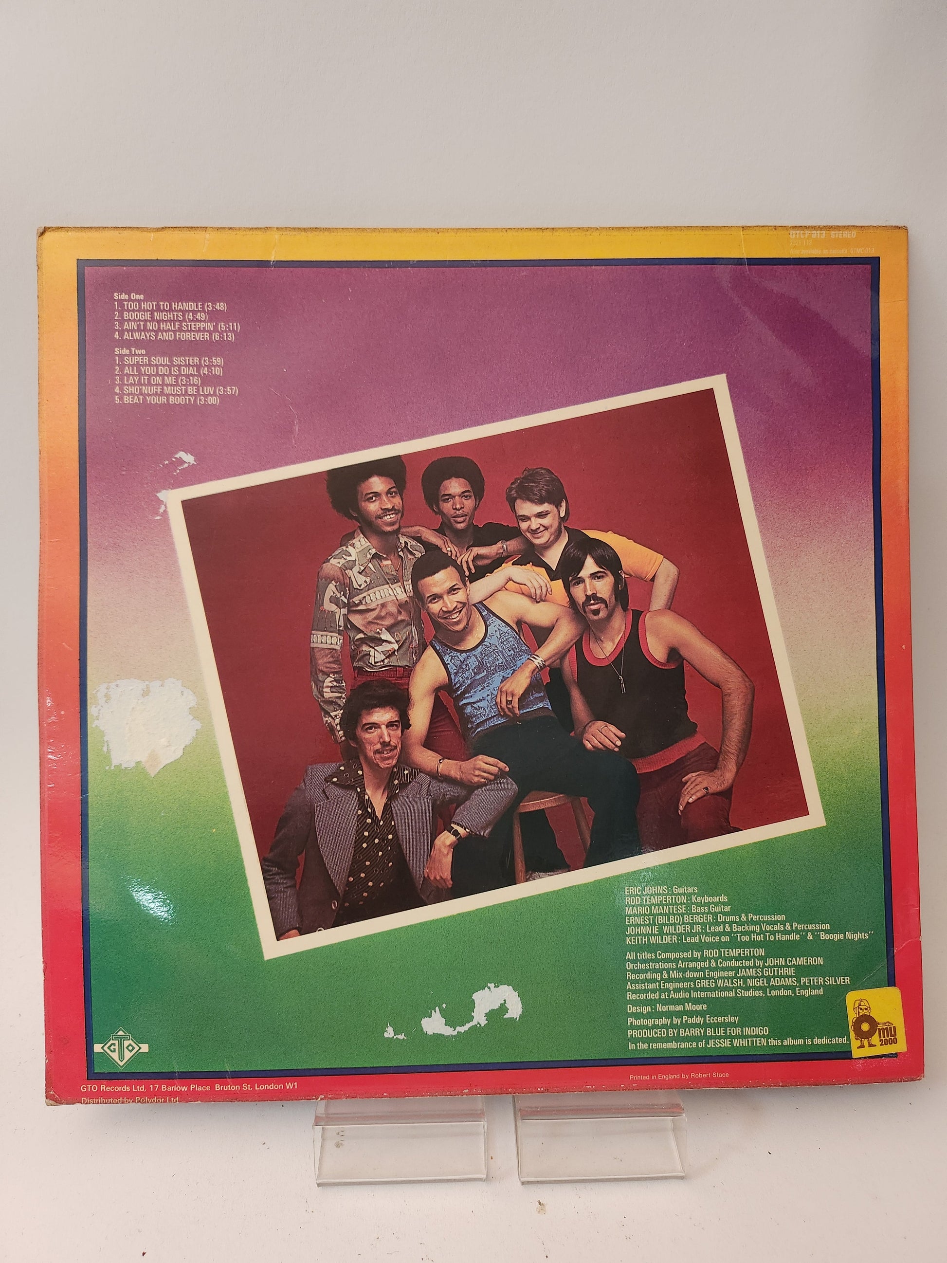 Heatwave: Too Hot to Handle - Lp Vinyl