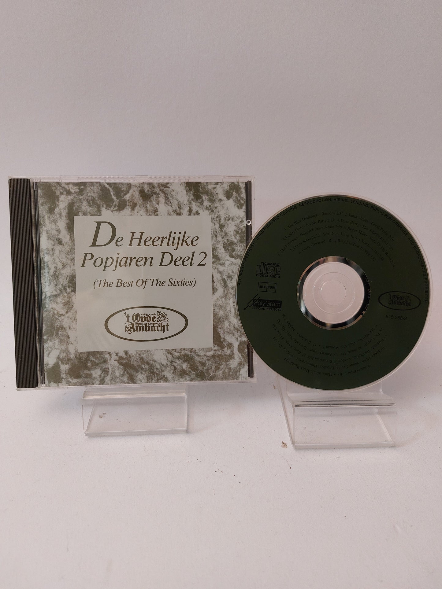 Heerlijke Popjaren Deel 2 (the Best Of the Sixties) CD - Cd