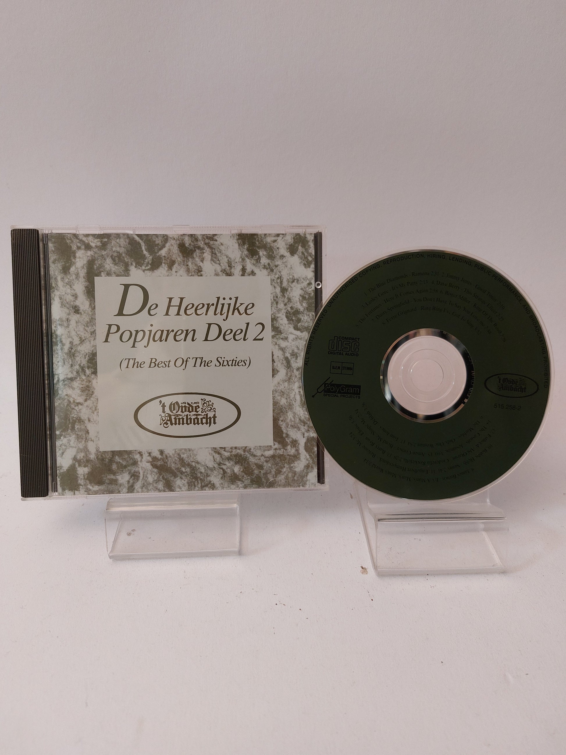 Heerlijke Popjaren Deel 2 (the Best Of the Sixties) CD - Cd