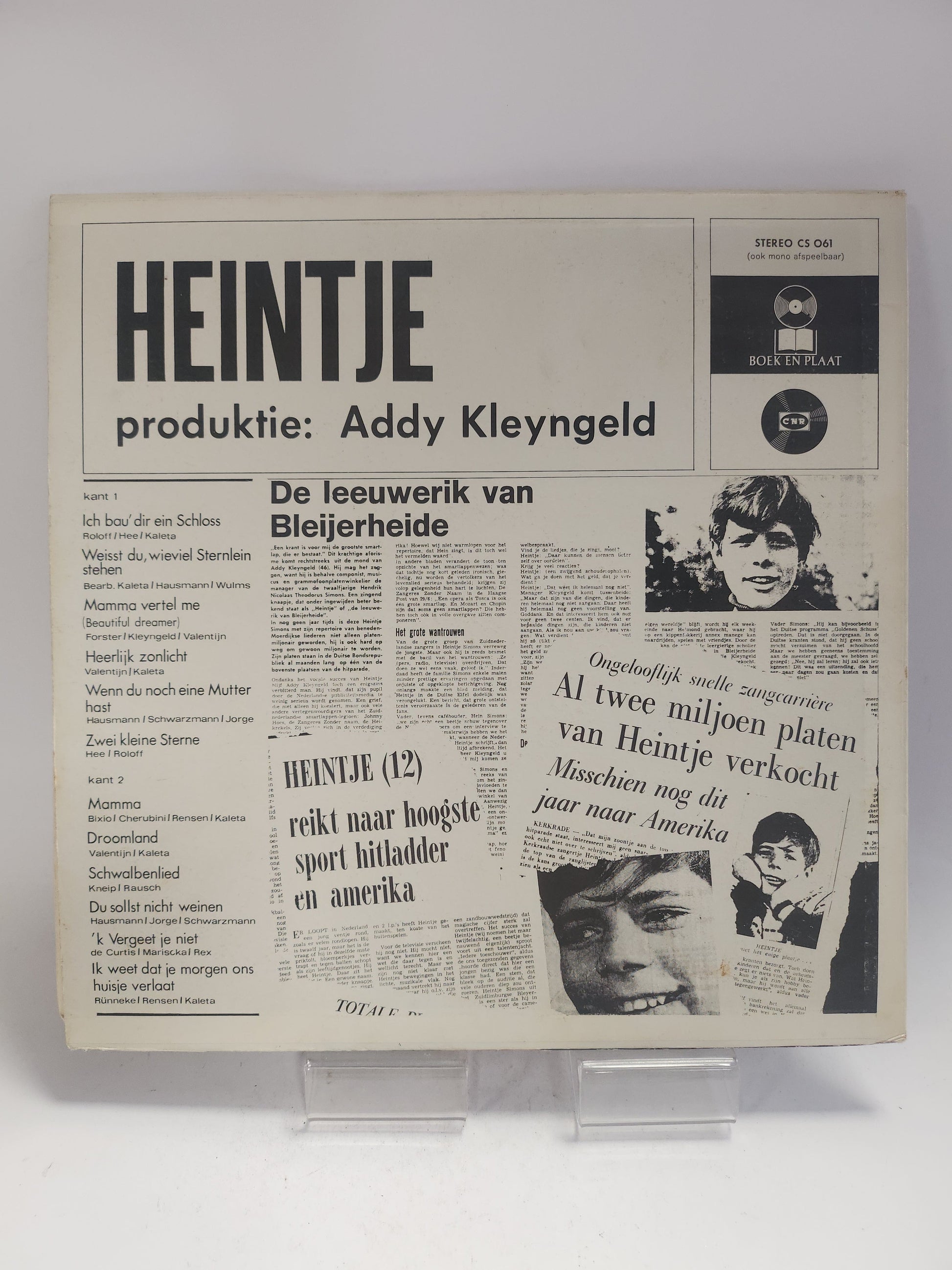 Heintje LP Vinyl - Lp Vinyl