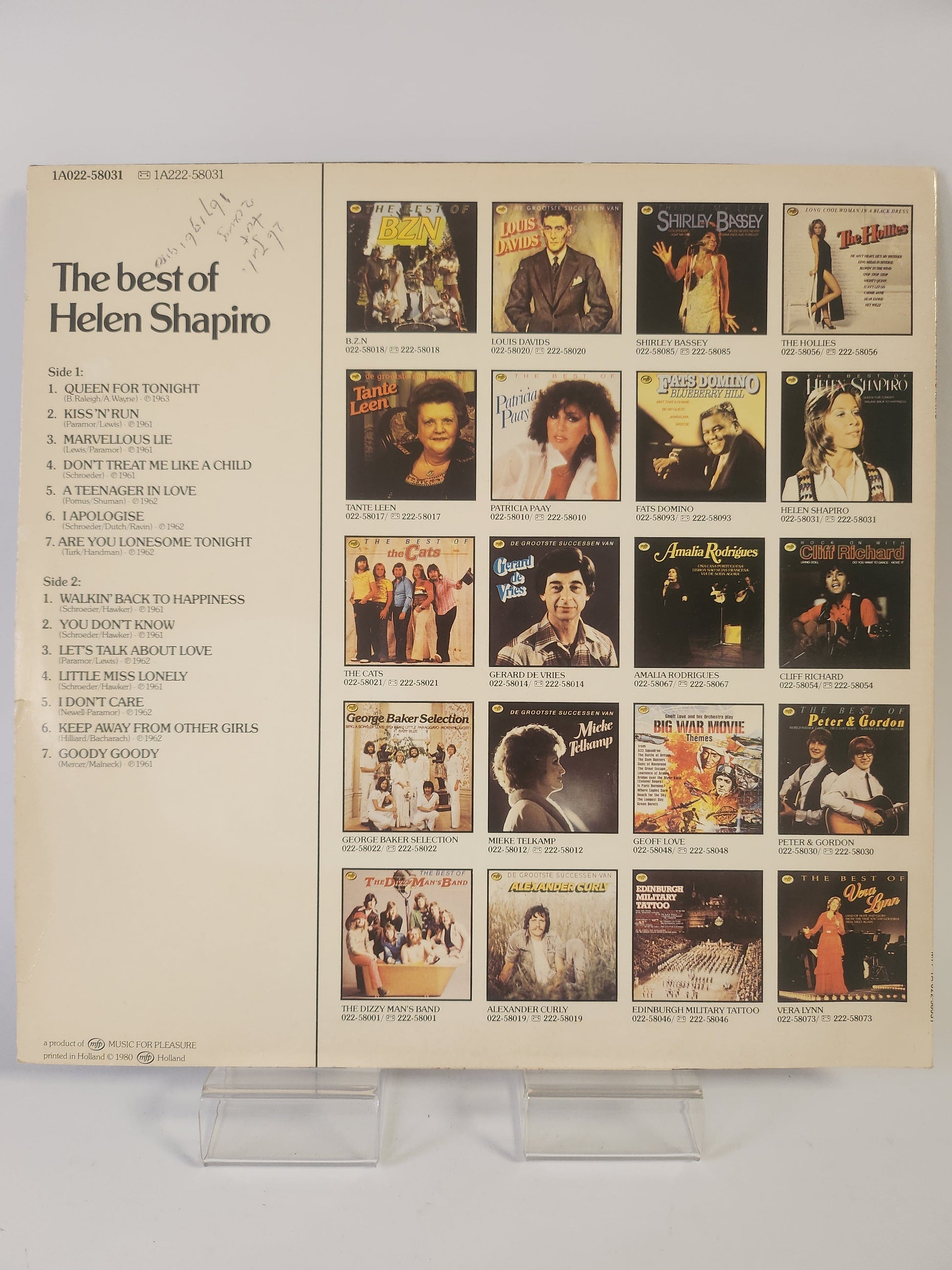Helen Shapiro ’the Best of’ LP Vinyl - Lp Vinyl