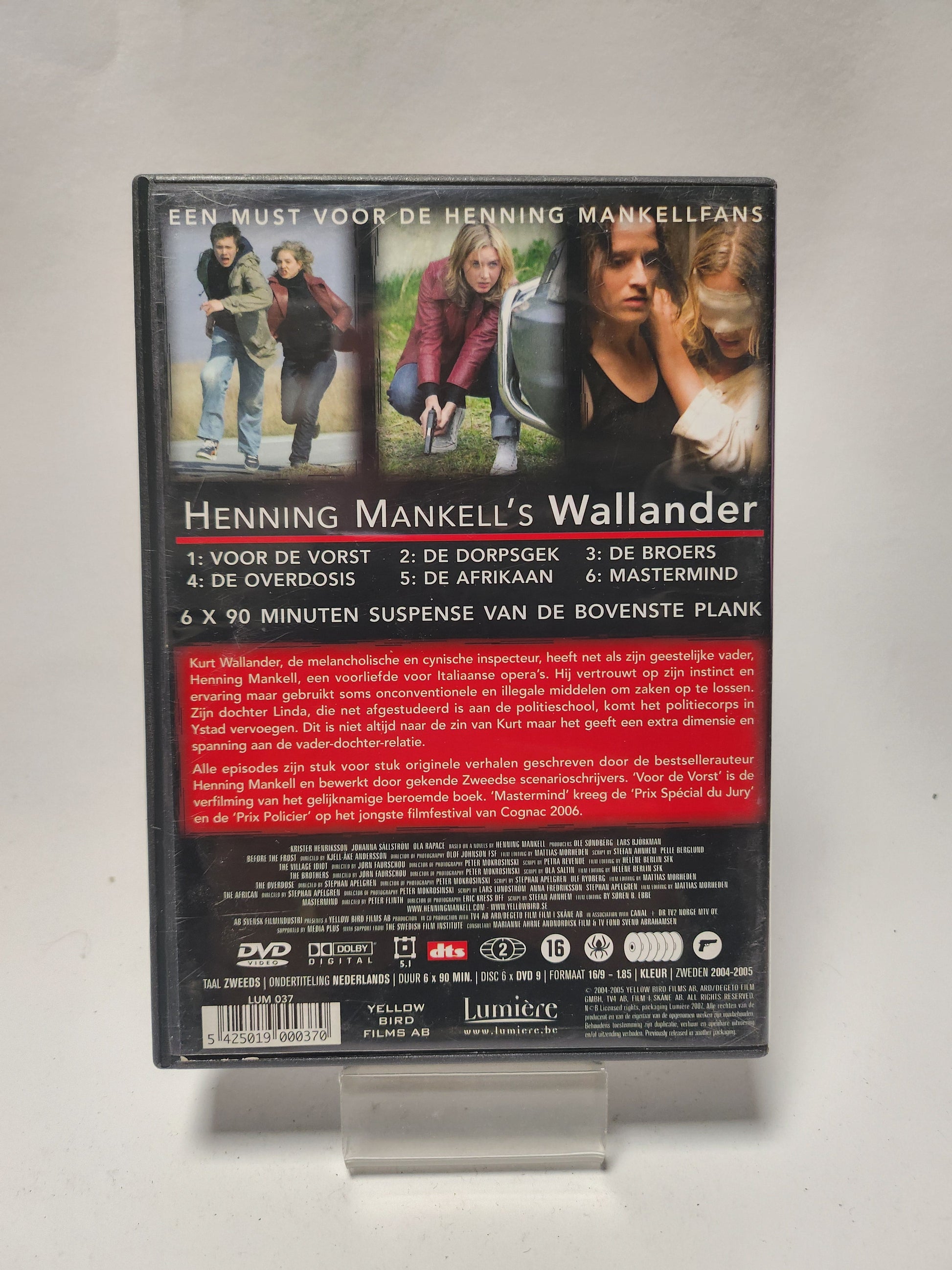 Henning Mankell’s Wallander Volume 1 Afleveringen 1 tm 6 Dvd Box - Dvd Volwassenen