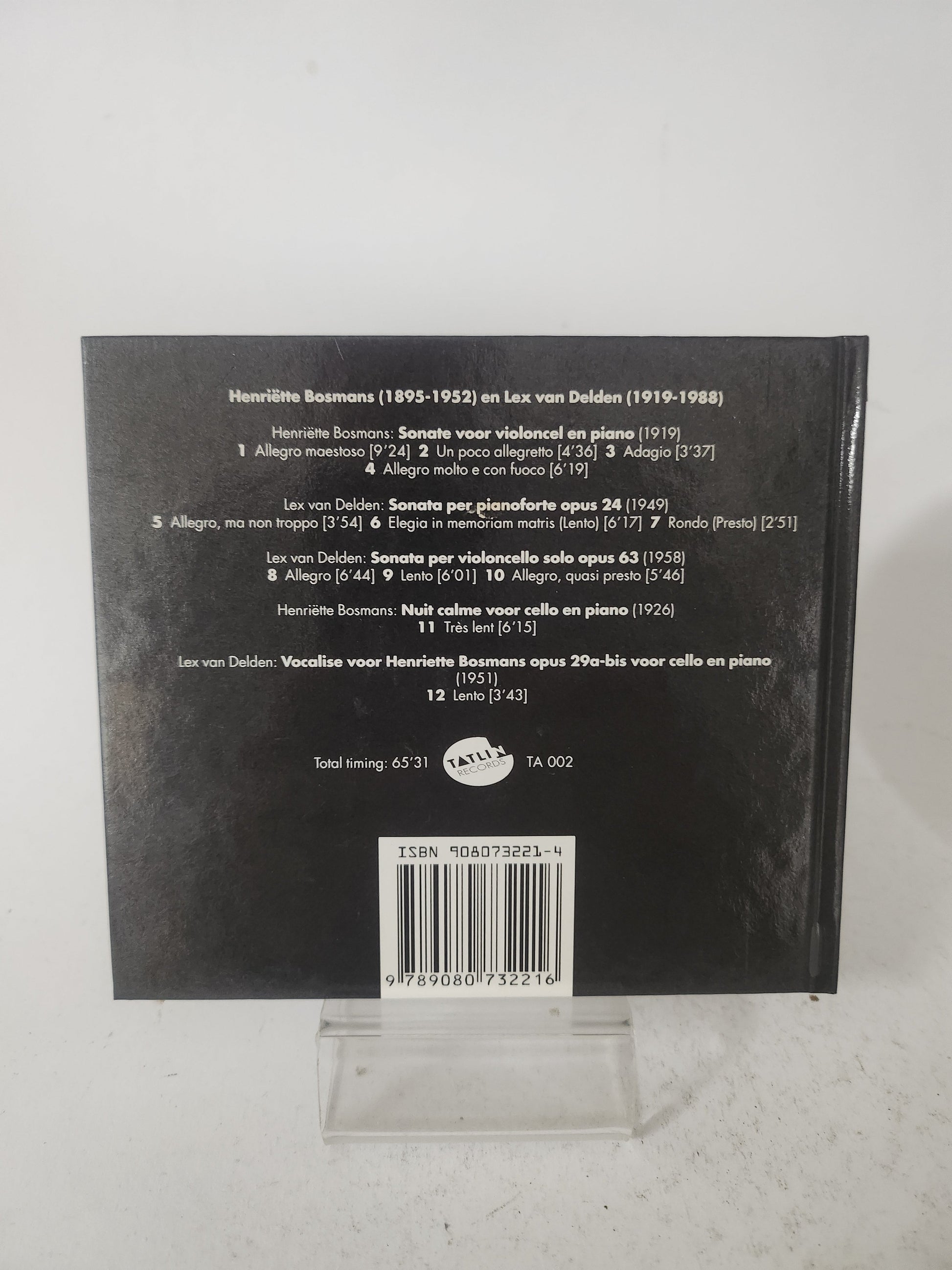 Henriette Bosmans & Lex van Delden CD - Cd