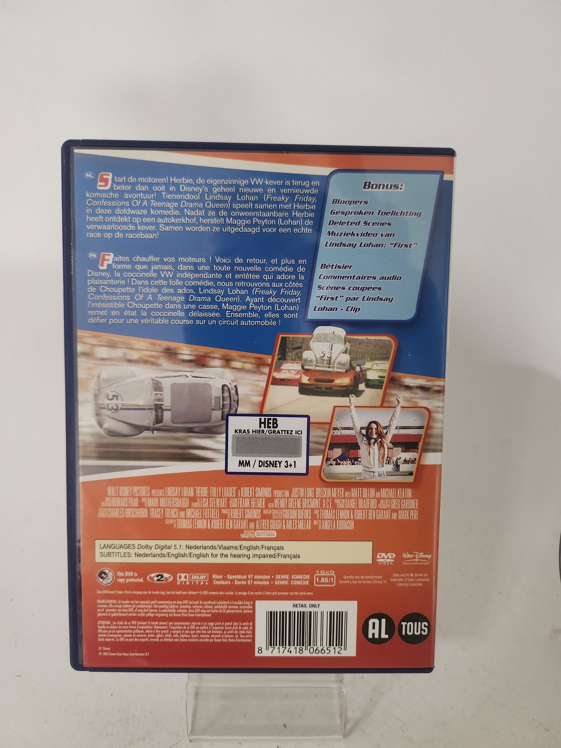 Herbie: Fully Loaded Dvd - Dvd Volwassenen