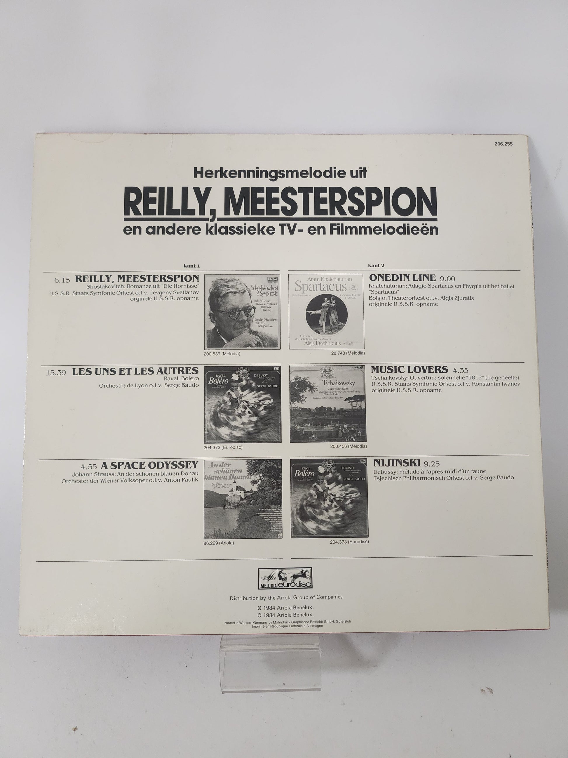 Herkenningsmelodie uit Reilly Meesterspion en andere TV- en Filmmelodiën LP Vinyl - Lp Vinyl