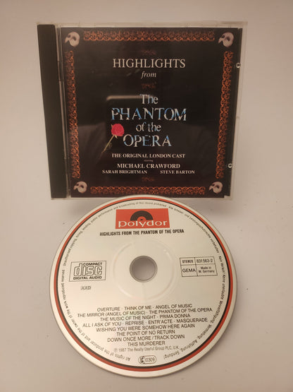 Highlights from the Phantom of the Opera CD - Cd