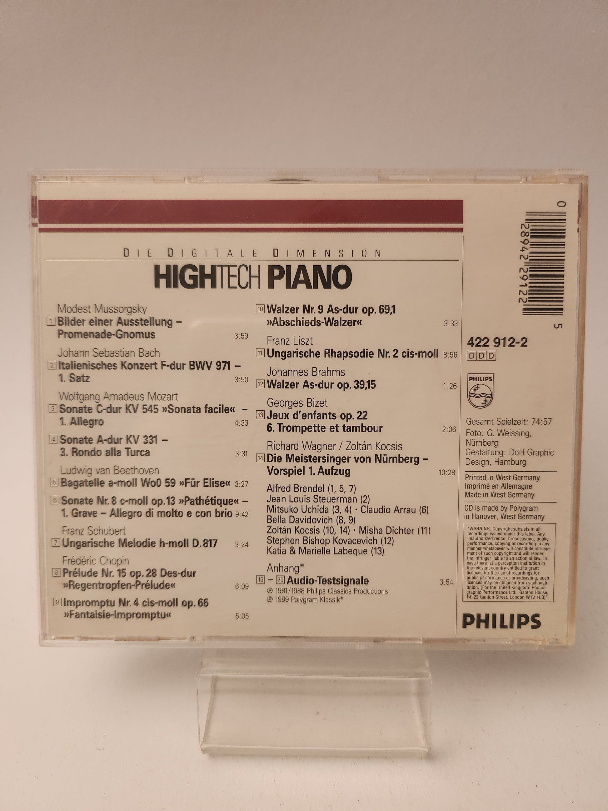 Hightech Piano: Die Digitale Dimension CD - Cd