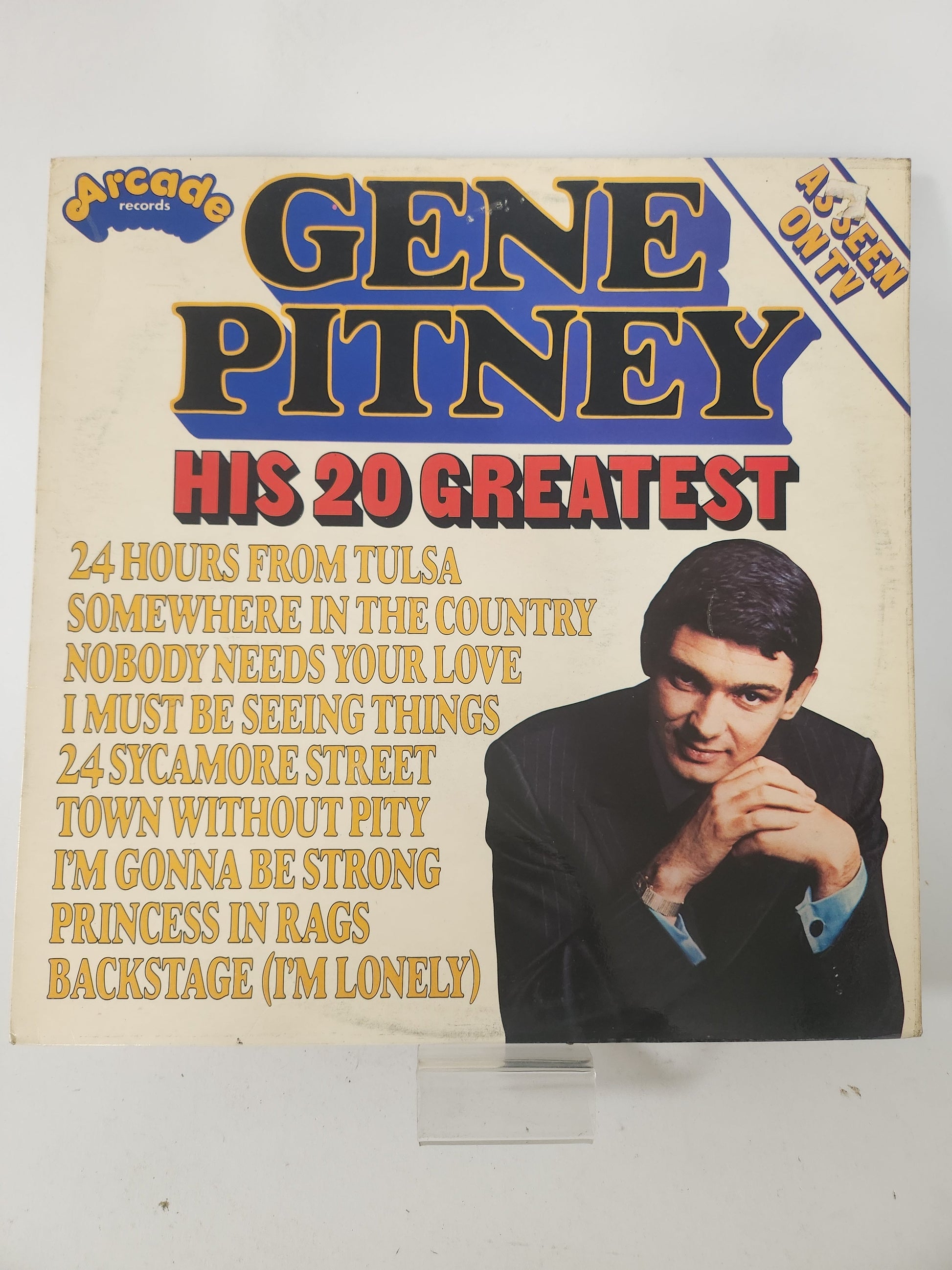 His 20 Greatest: Gene Pitney LP Vinyl - Lp Vinyl