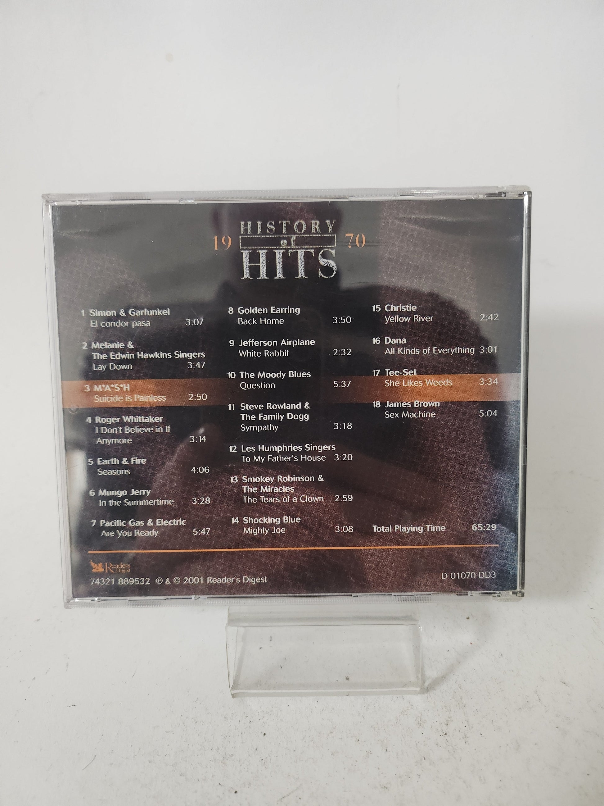 History of Hits 1970 CD - Cd