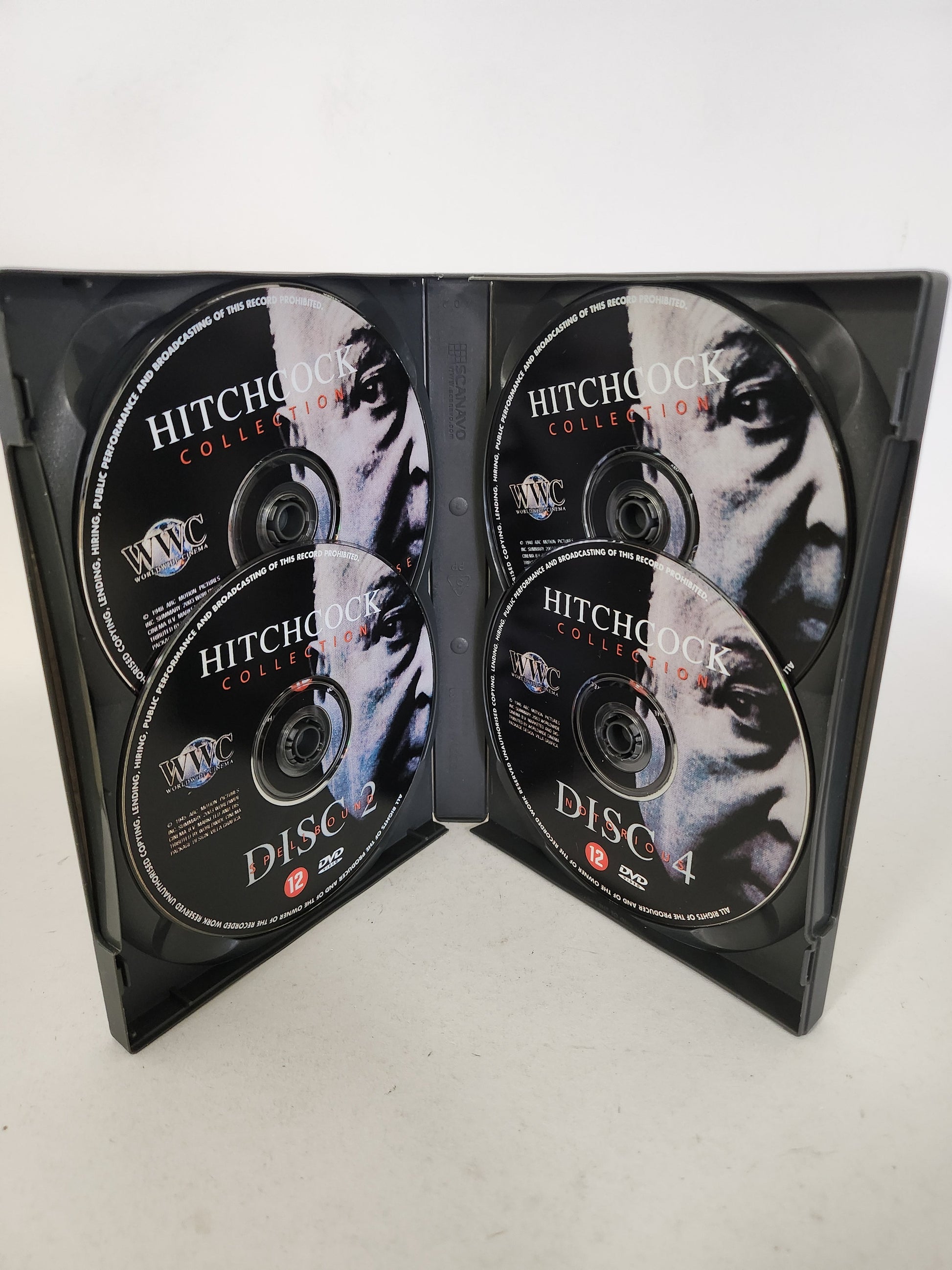 Hitchcock Collection 4 Disc Special Edition Dvd - Dvd Volwassenen