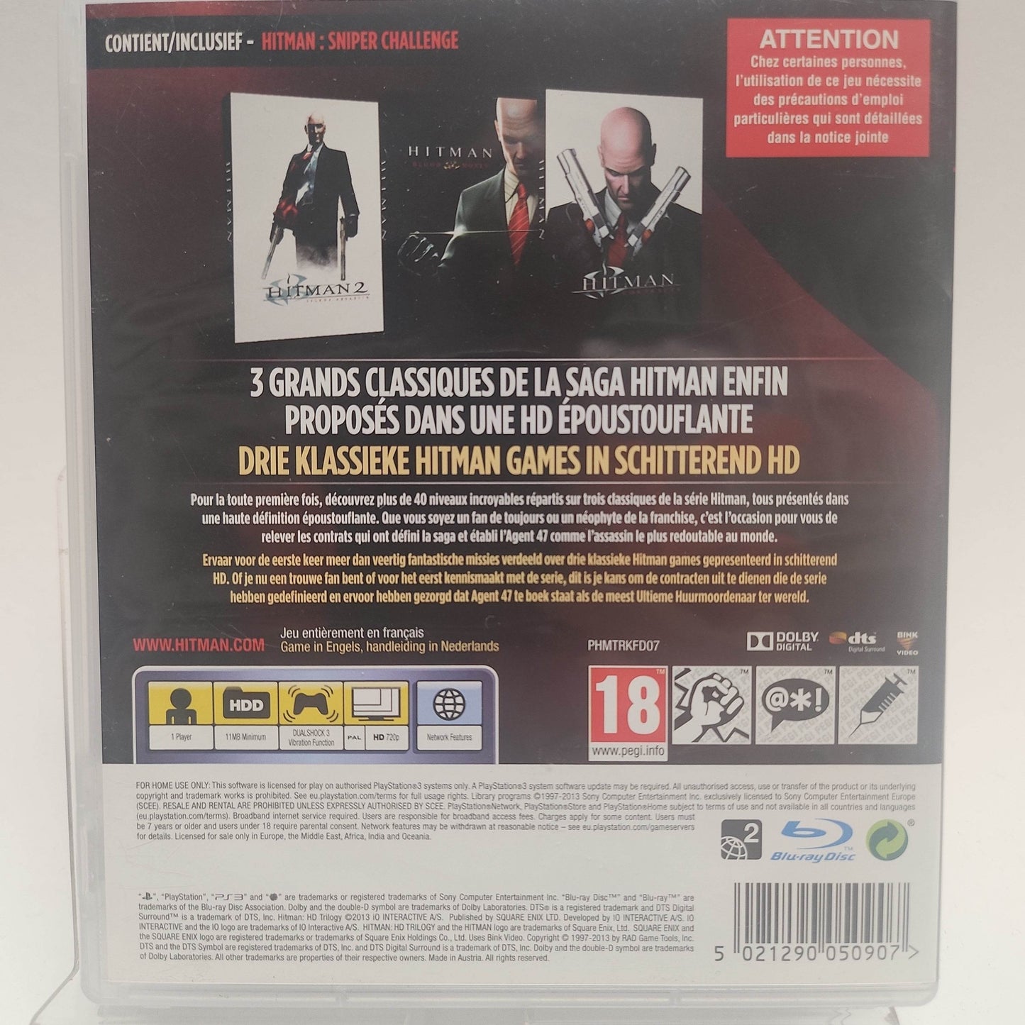 Hitman HD Trilogy Classics HD Playstation 3 - Feniks Gameshop