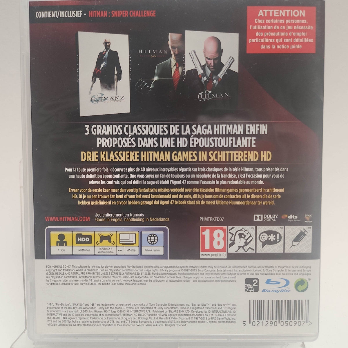 Hitman HD Trilogy Classics HD Playstation 3 - Feniks Gameshop