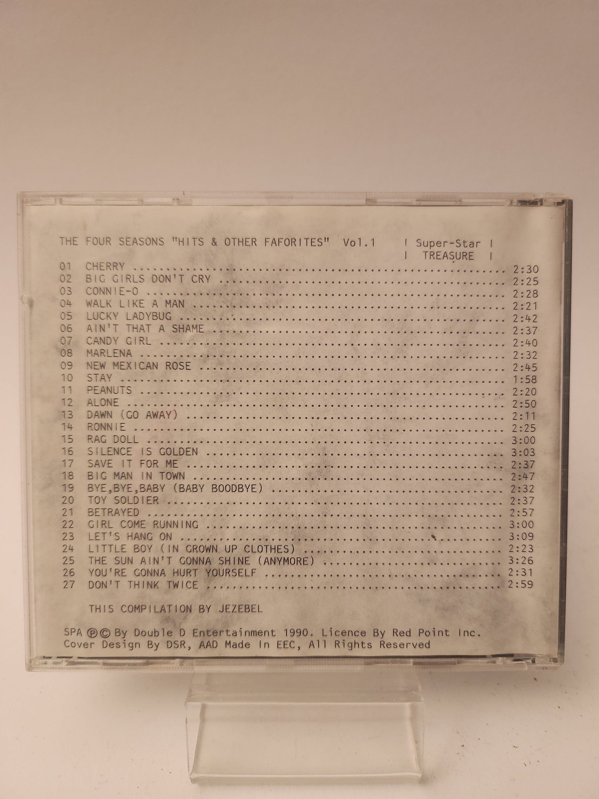 Hits & Other Favorites: the Four Seasons CD - Cd