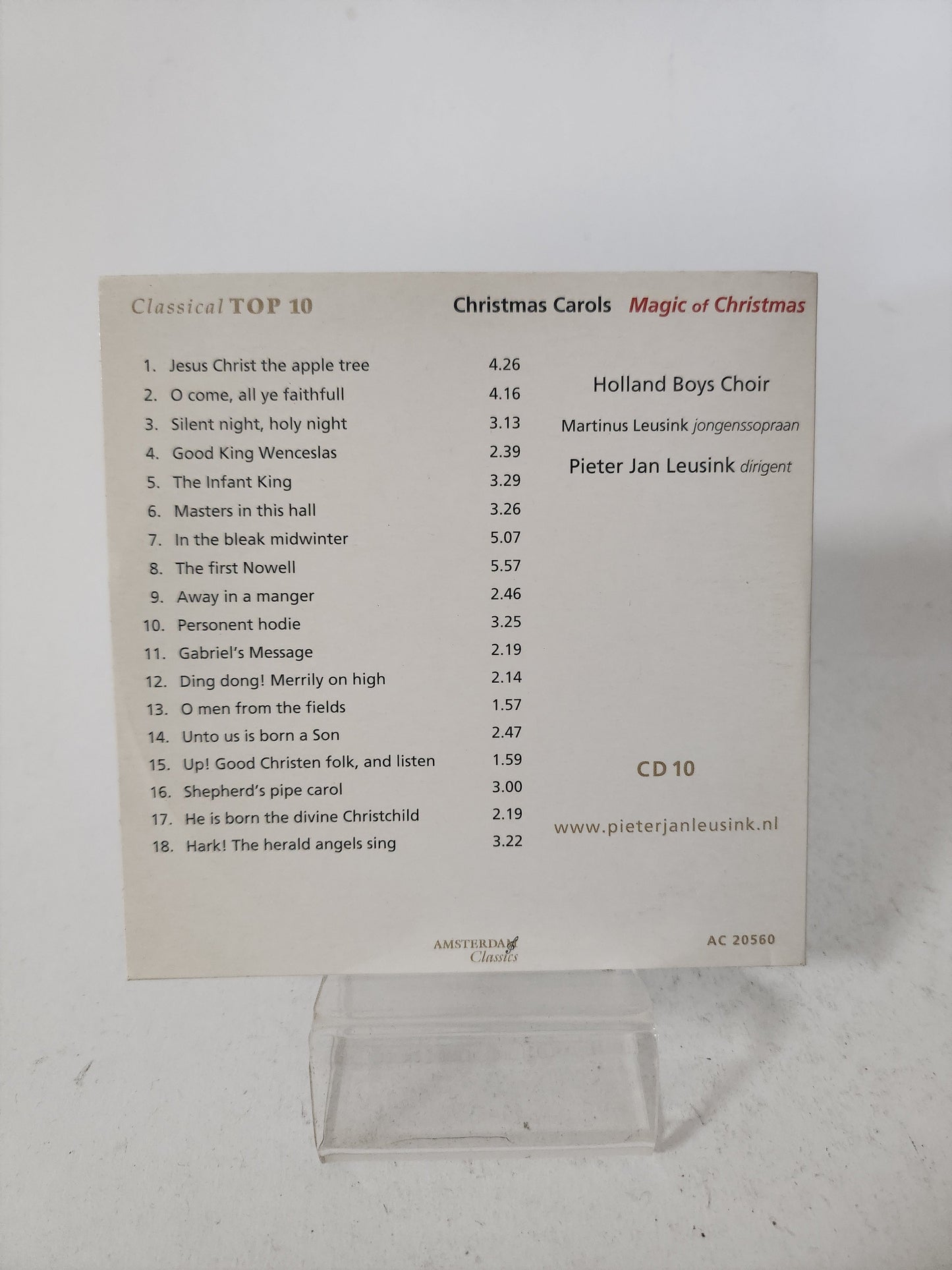 Hollands Boys Choir: Christmas Carols Magic of Christmas CD Single - CD Single