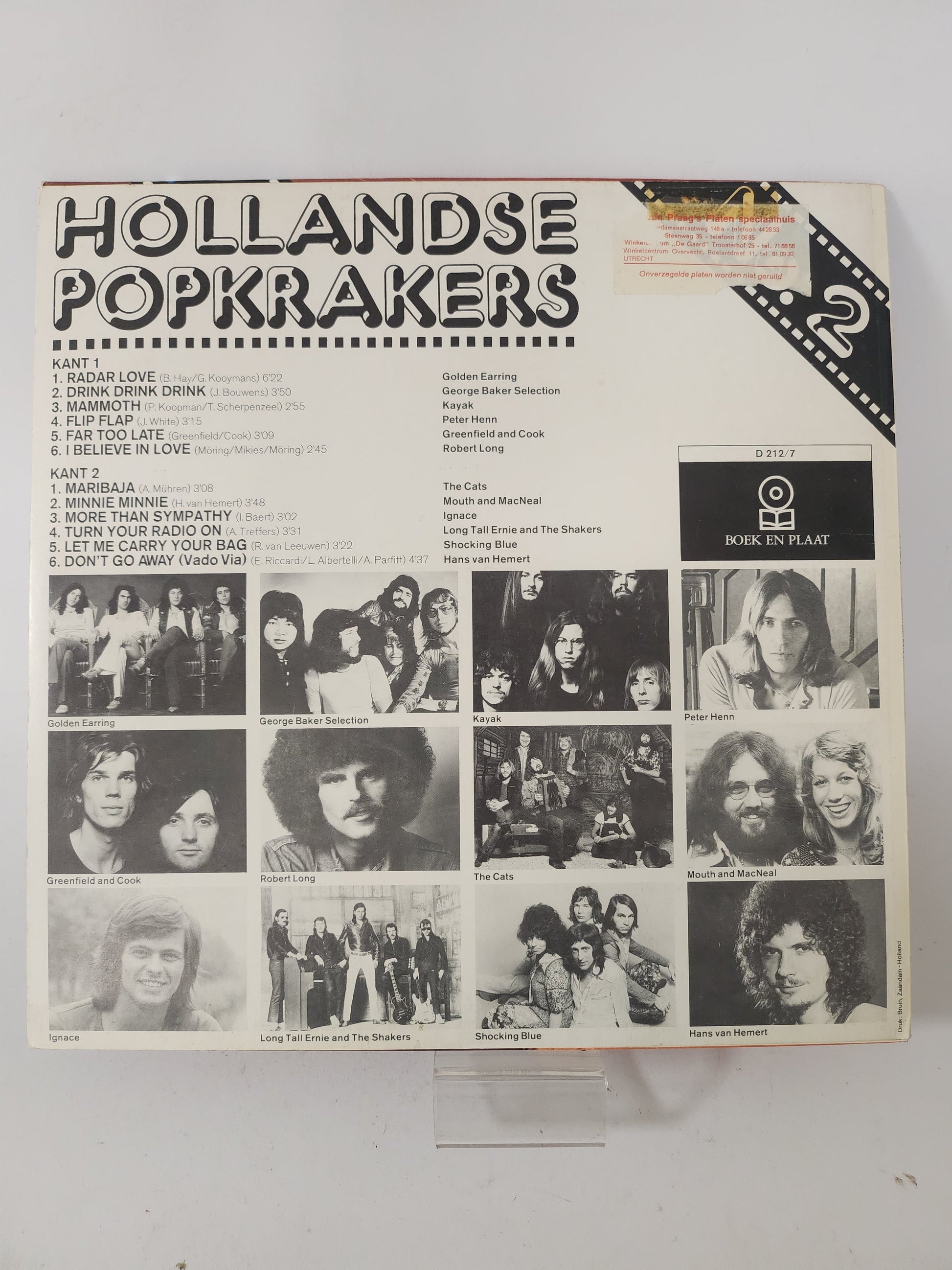 Hollandse Popkrakers No 2 LP Vinyl - Lp Vinyl
