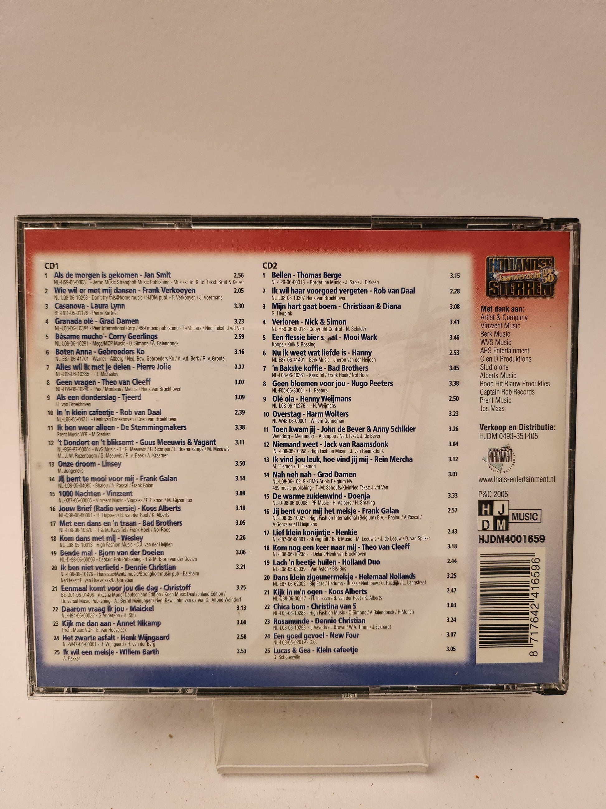 Hollandse Sterren Jaaroverzicht Top 50 CD - Cd