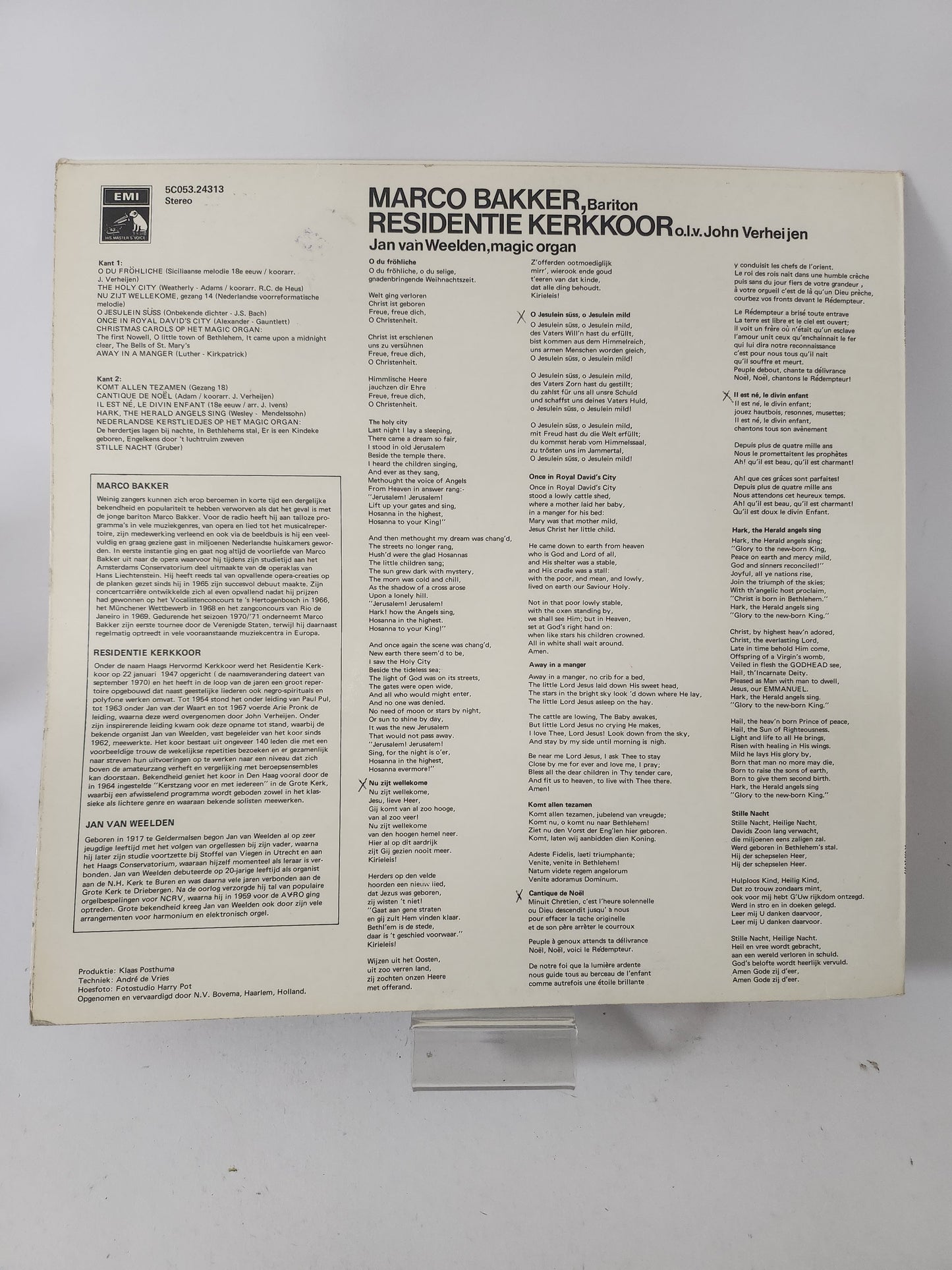 Holy City: Marco Bakker LP Vinyl - Lp Vinyl