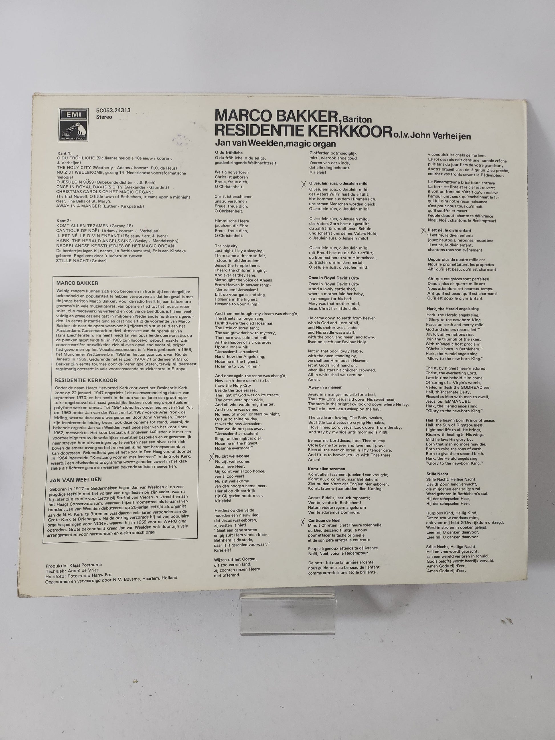 Holy City: Marco Bakker LP Vinyl - Lp Vinyl