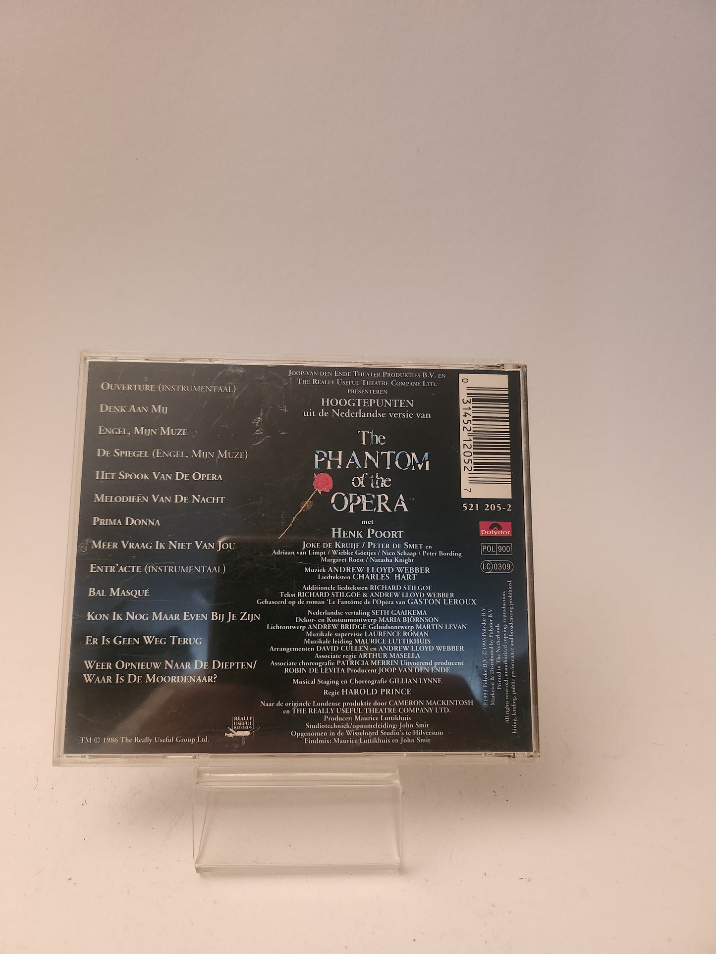 Hoogtepunten uit the Phantom of the Opera (de Nederlandse Versie) CD - Cd