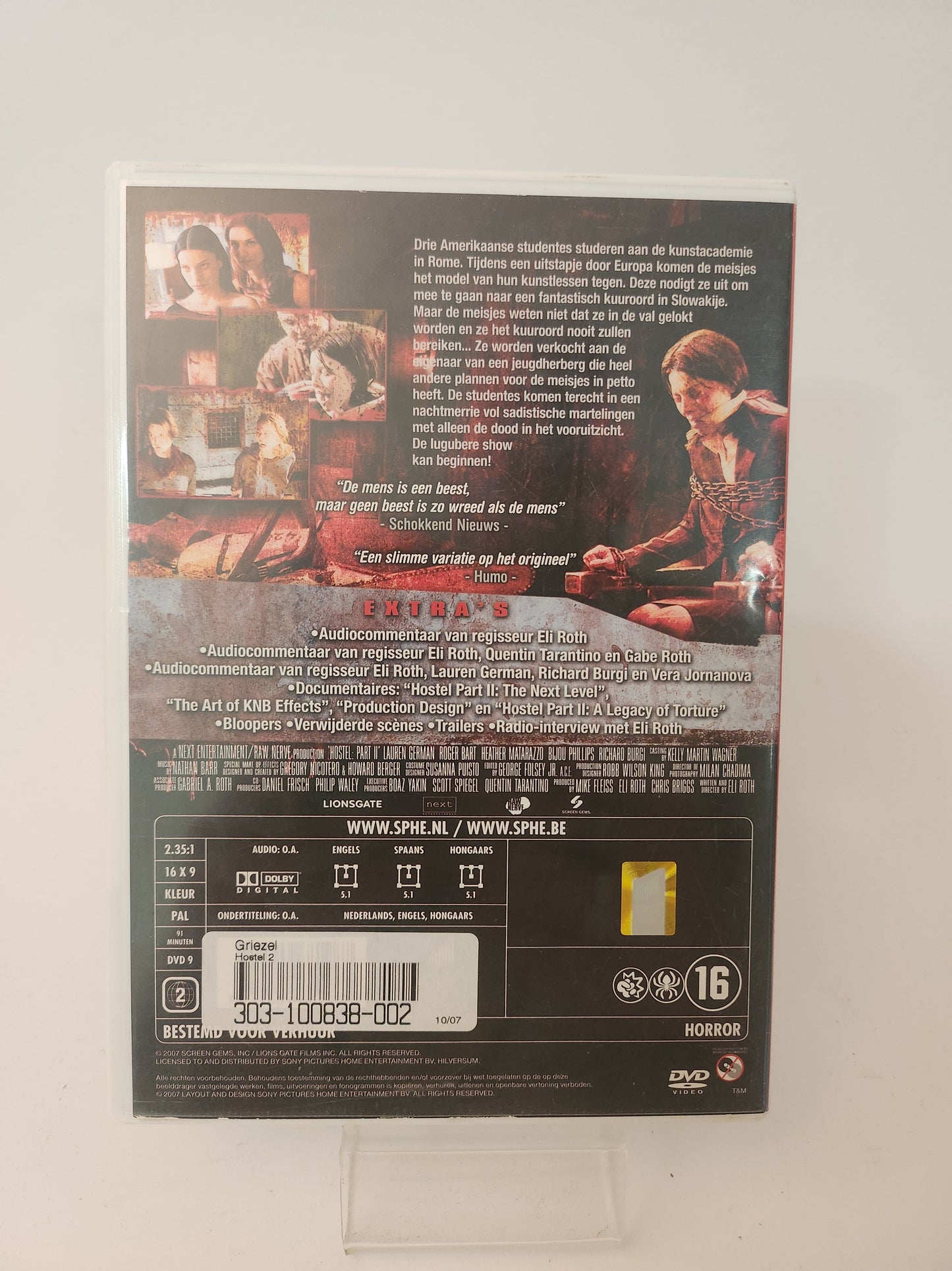 Hostel Part II Dvd - Dvd Volwassenen