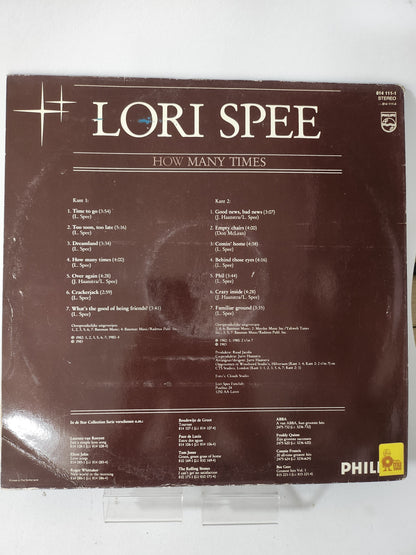 How Many Times: Lori Spee LP Vinyl - Lp Vinyl