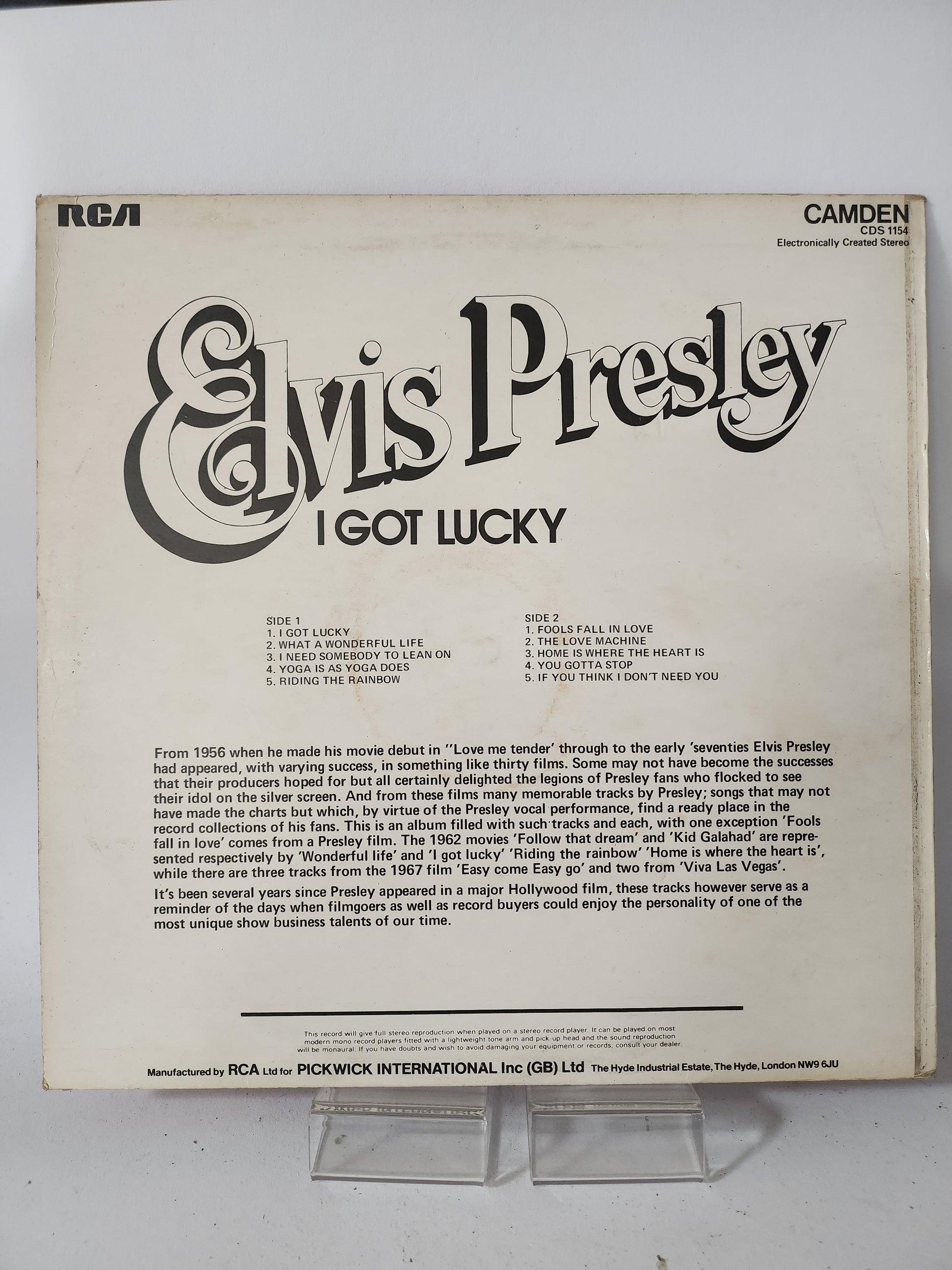 I Got Lucky: Elvis Presley LP Vinyl - Lp Vinyl