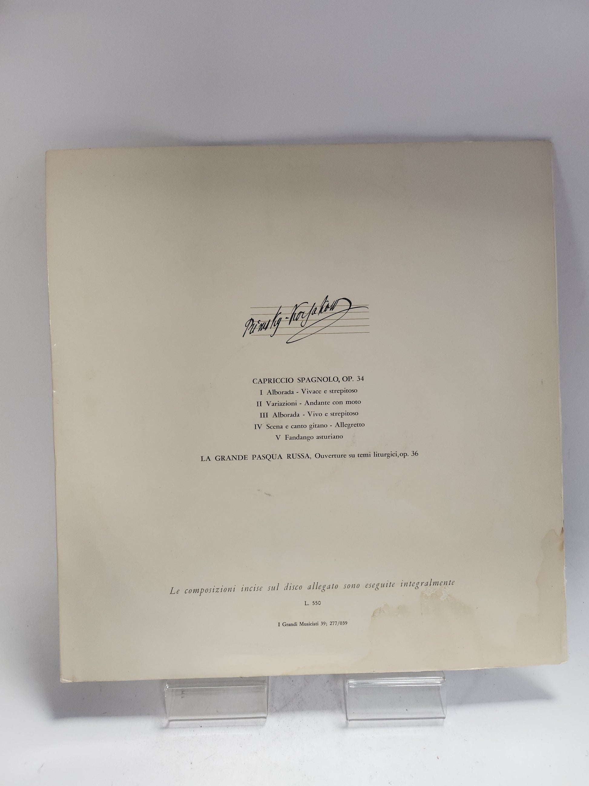 I Grandi 39: Nikolai Rimski-Korsakov I LP Vinyl - Lp Vinyl
