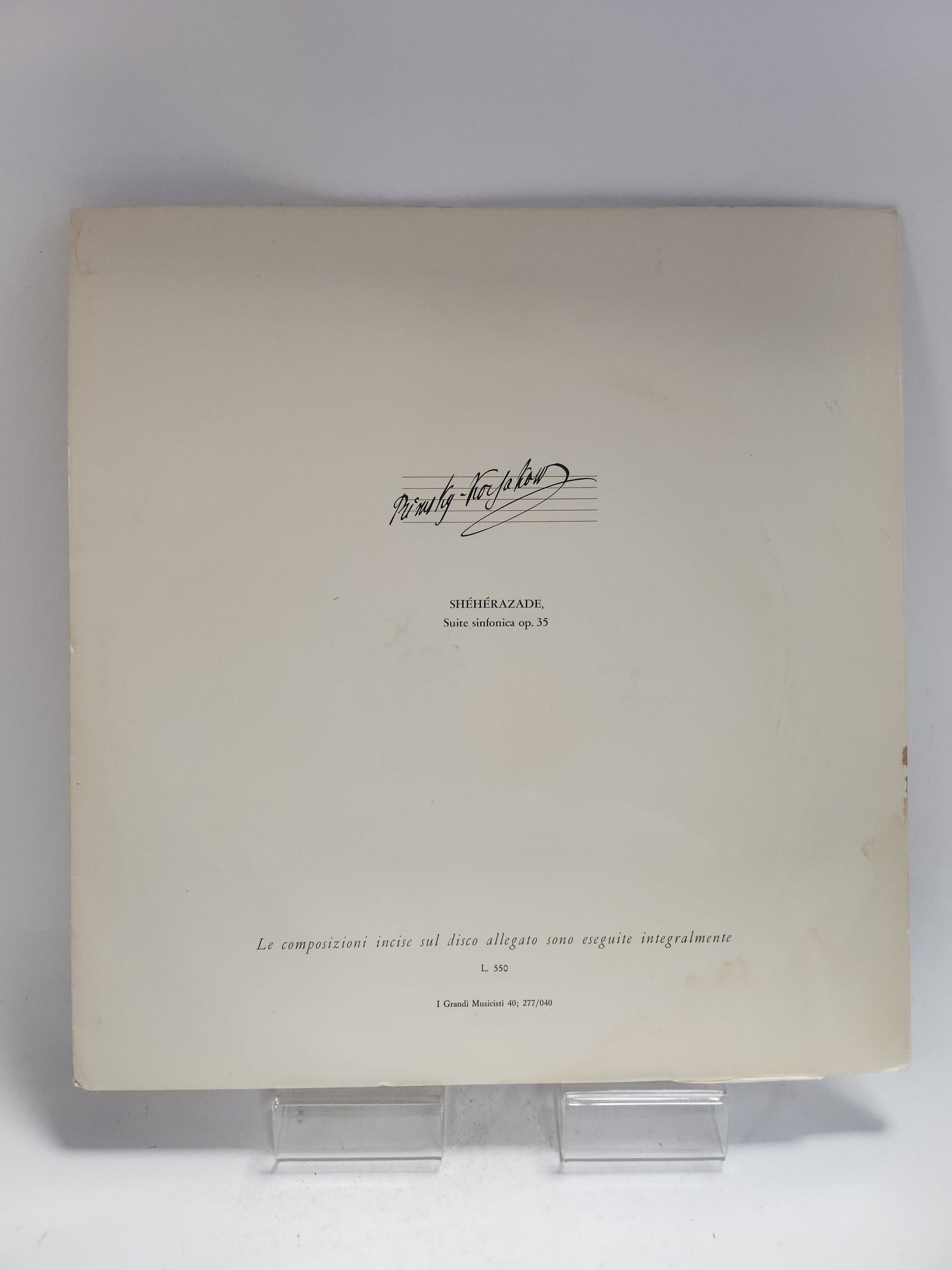 I Grandi Musicisti 40: Nikolai Rimski-Korsakov II LP Vinyl - Lp Vinyl