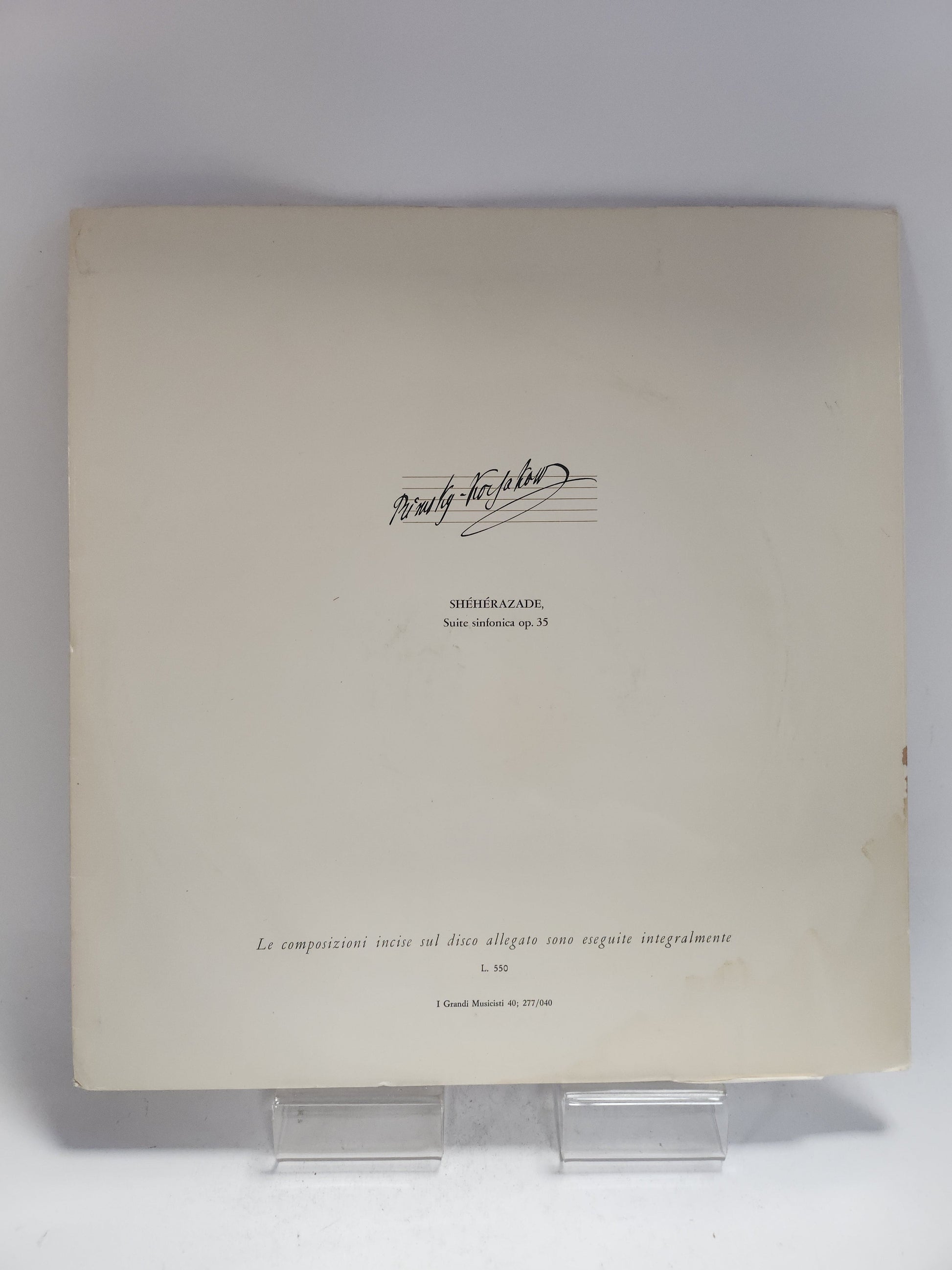 I Grandi Musicisti 40: Nikolai Rimski-Korsakov II LP Vinyl - Lp Vinyl