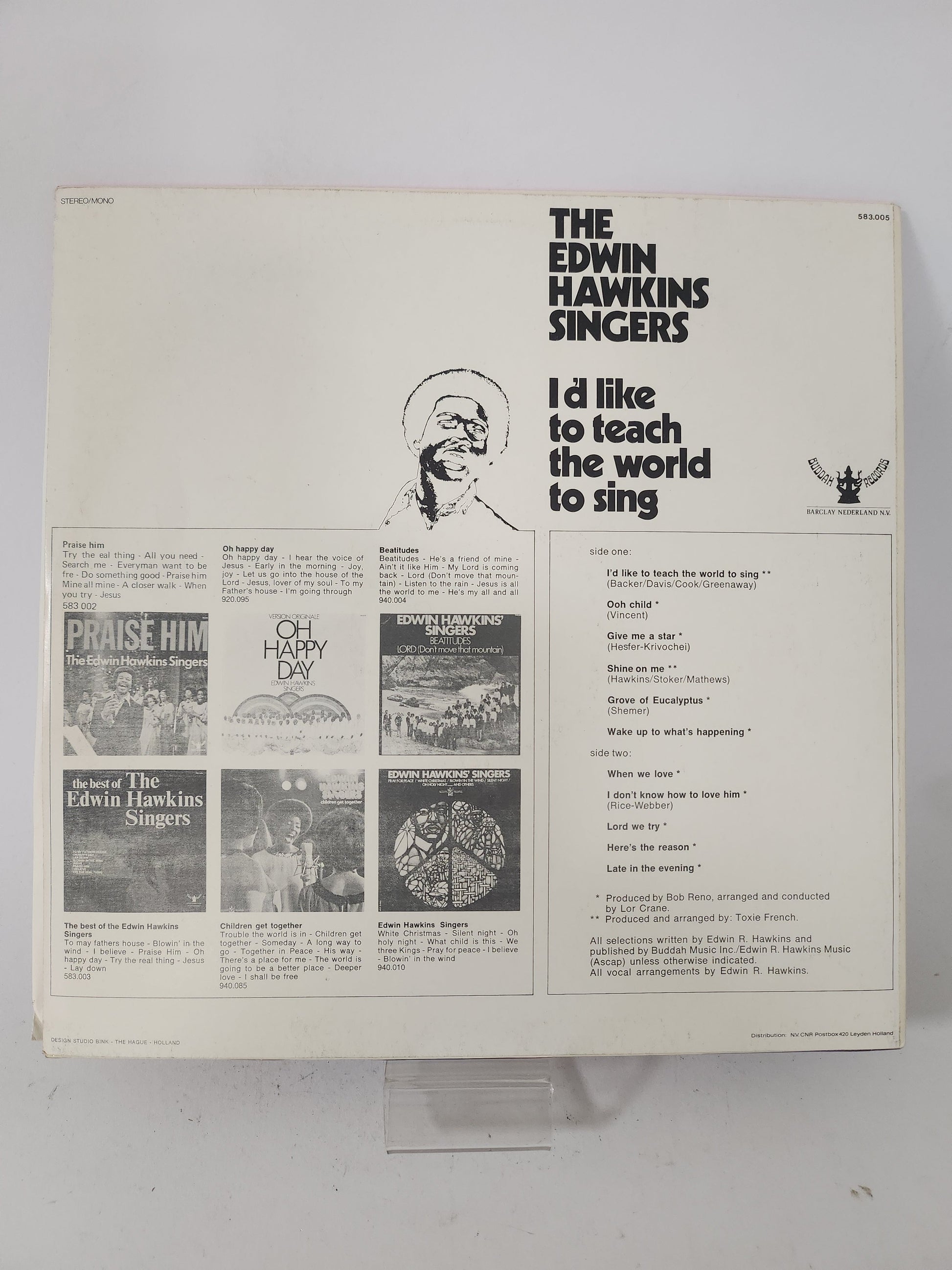 I’d Like to Teach the World to Sing: the Edwin Hawkins Singers LP Vinyl - Lp Vinyl