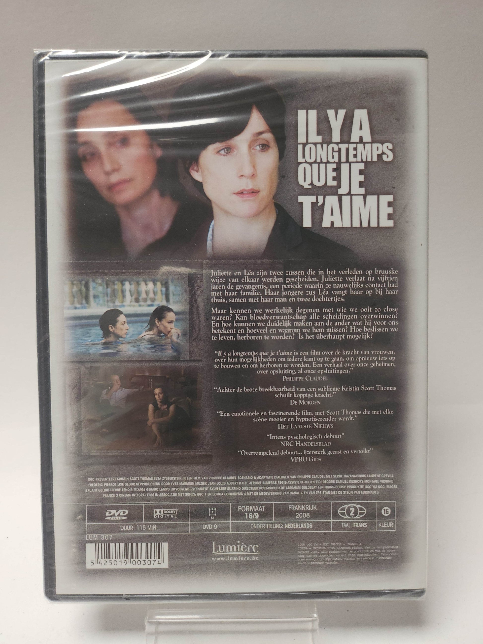 Il Y a Longtemps Que je T'aime geseald DVD - Feniks Gameshop