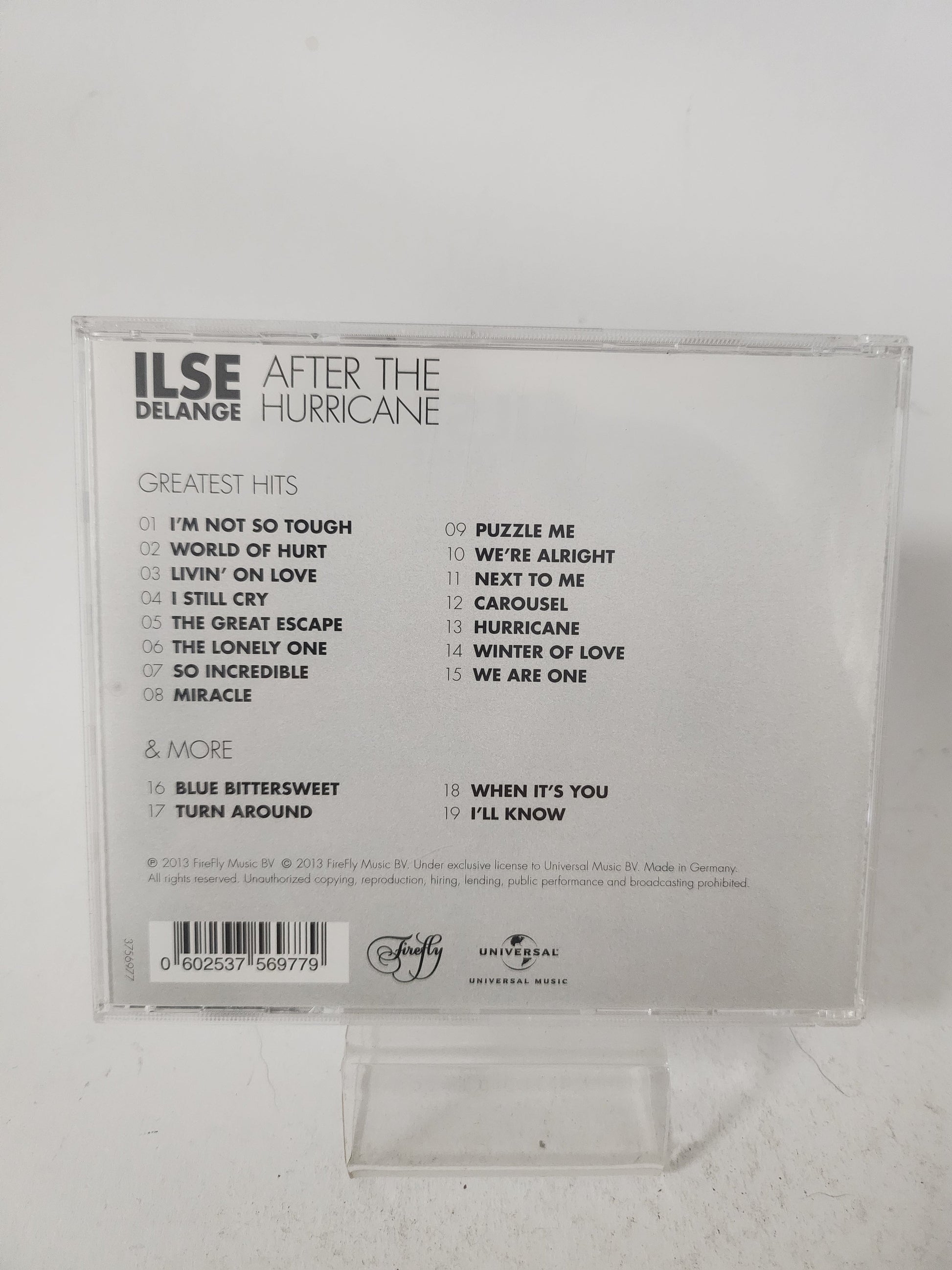 Ilse deLange: After the Hurricane CD - Cd