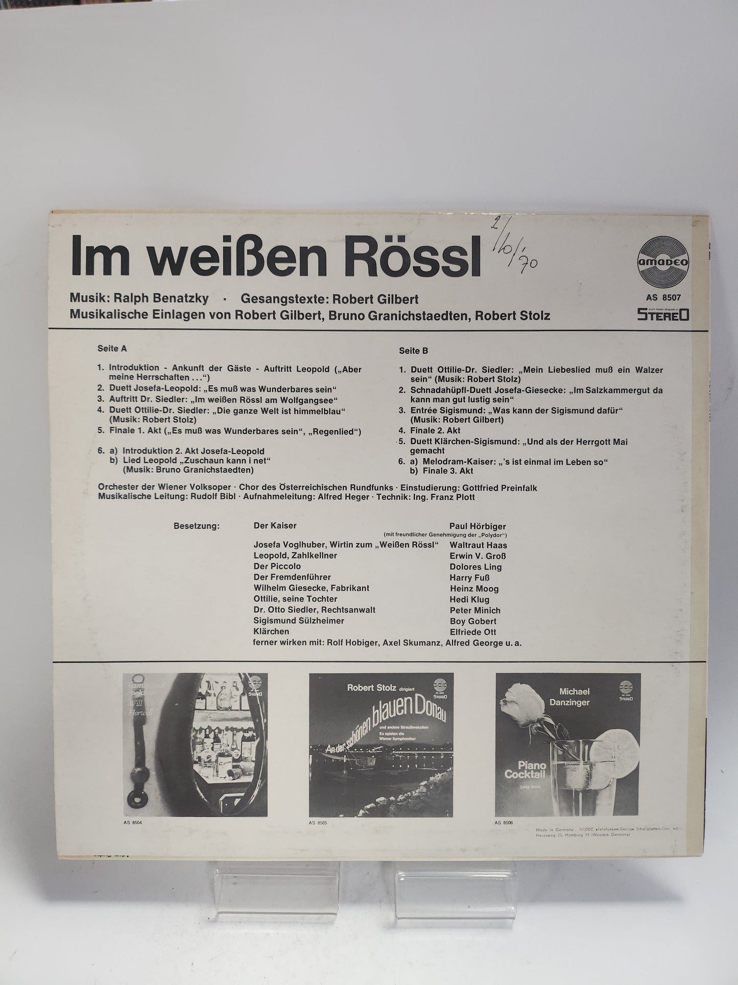 Im Weißen Rössl LP Vinyl - Lp Vinyl