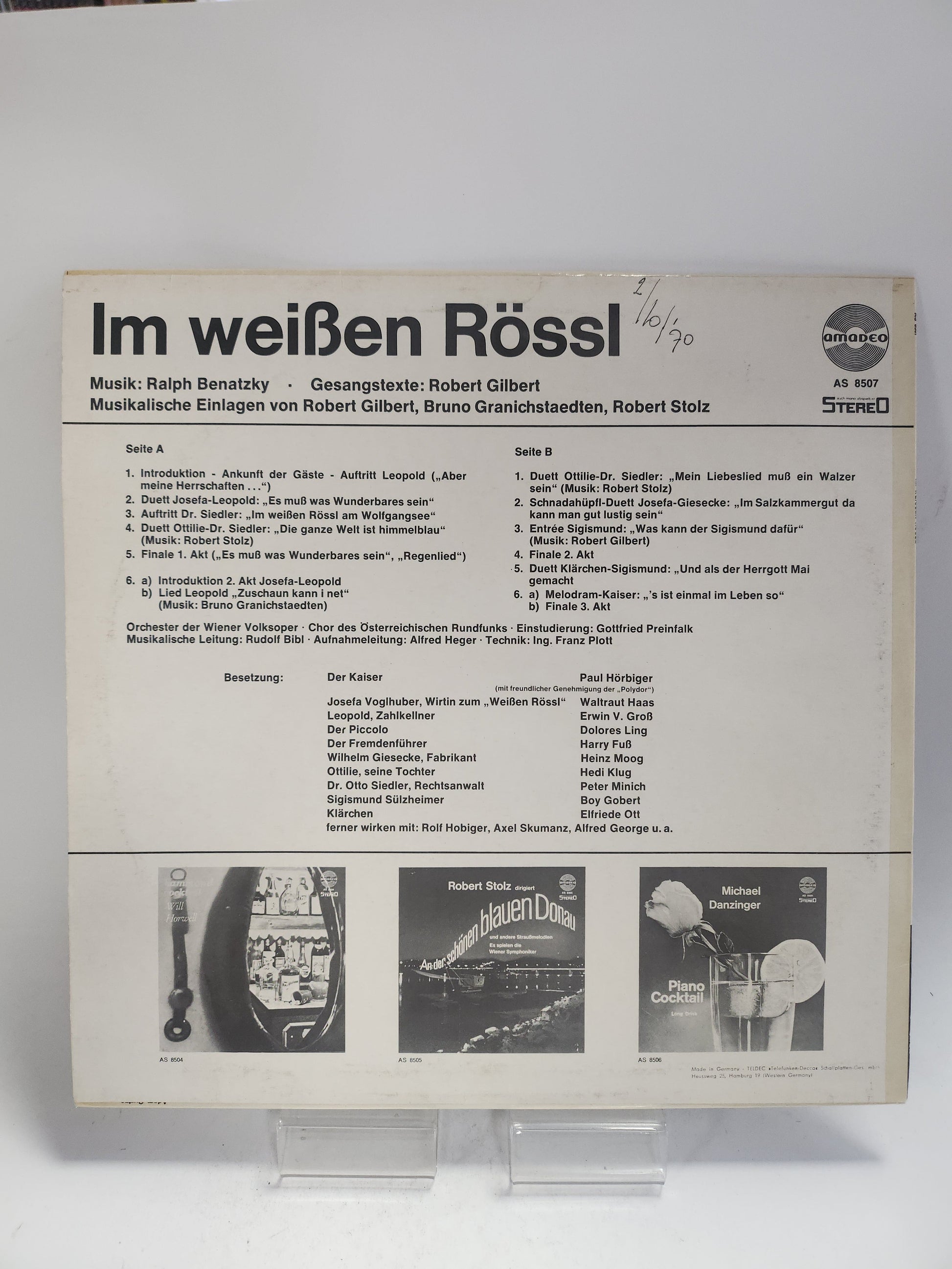 Im Weißen Rössl LP Vinyl - Lp Vinyl