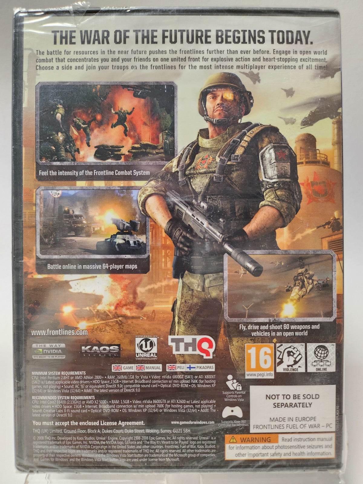 Frontlines Fuel of War geseald PC - Feniks Gameshop