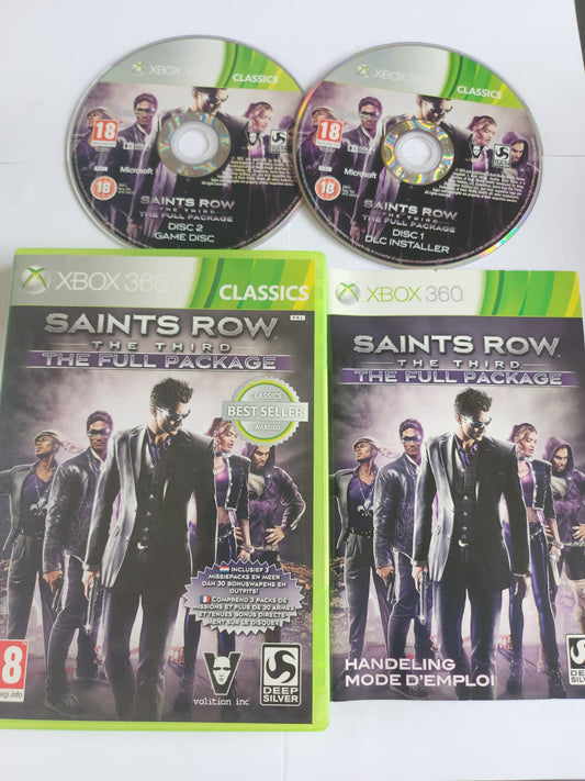Saints Row the Third the Full Package Classics Xbox 360