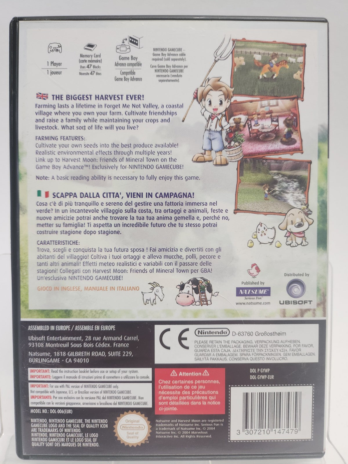 Harvest Moon ein wunderbares Leben Nintendo Gamecube