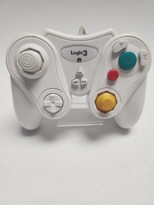 Weißer Logic 3-Controller Nintendo Gamecube