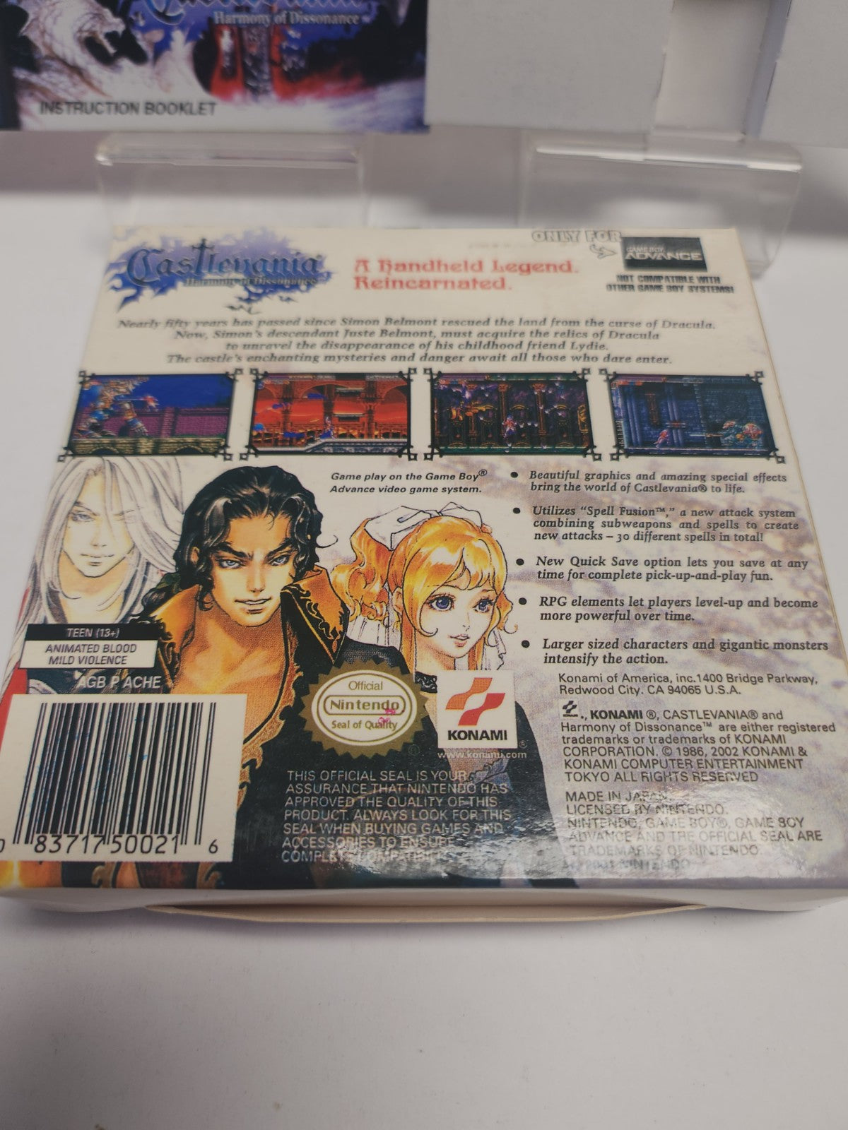 Castlevania Harmony of Dissonance (Repro) Game Boy Advance