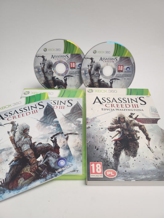 Assassin's Creed III Washington Edition (polish version) Xbox 360