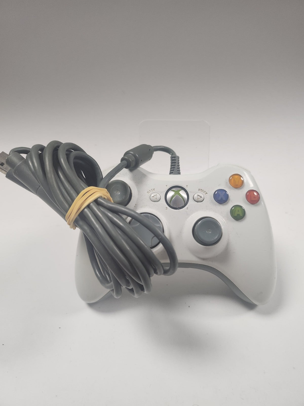Wit/Grijze Orginele Bedraade Controller Xbox 360