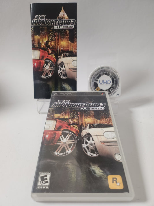 Midnight Club 3 DUB Edition Amerikanisches Cover PSP