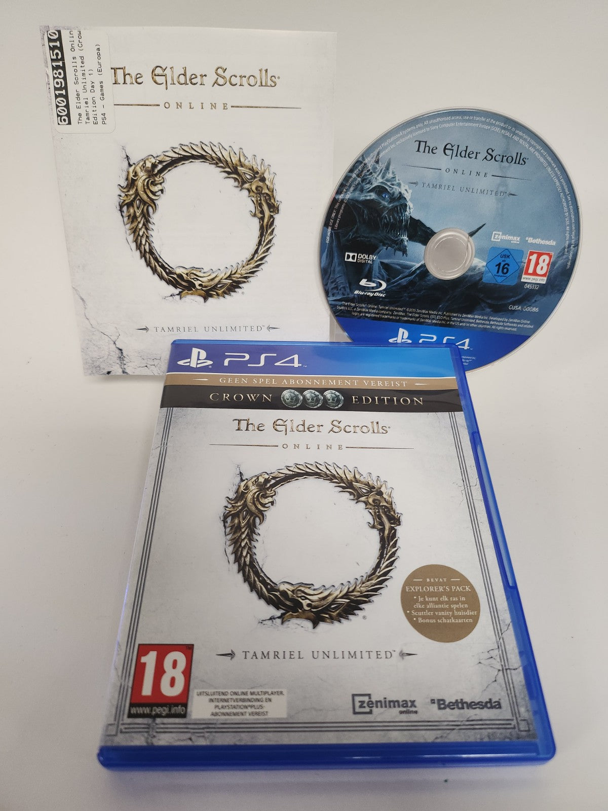 The Elder Scrolls Online Tamriel Unlimited Playstation 4