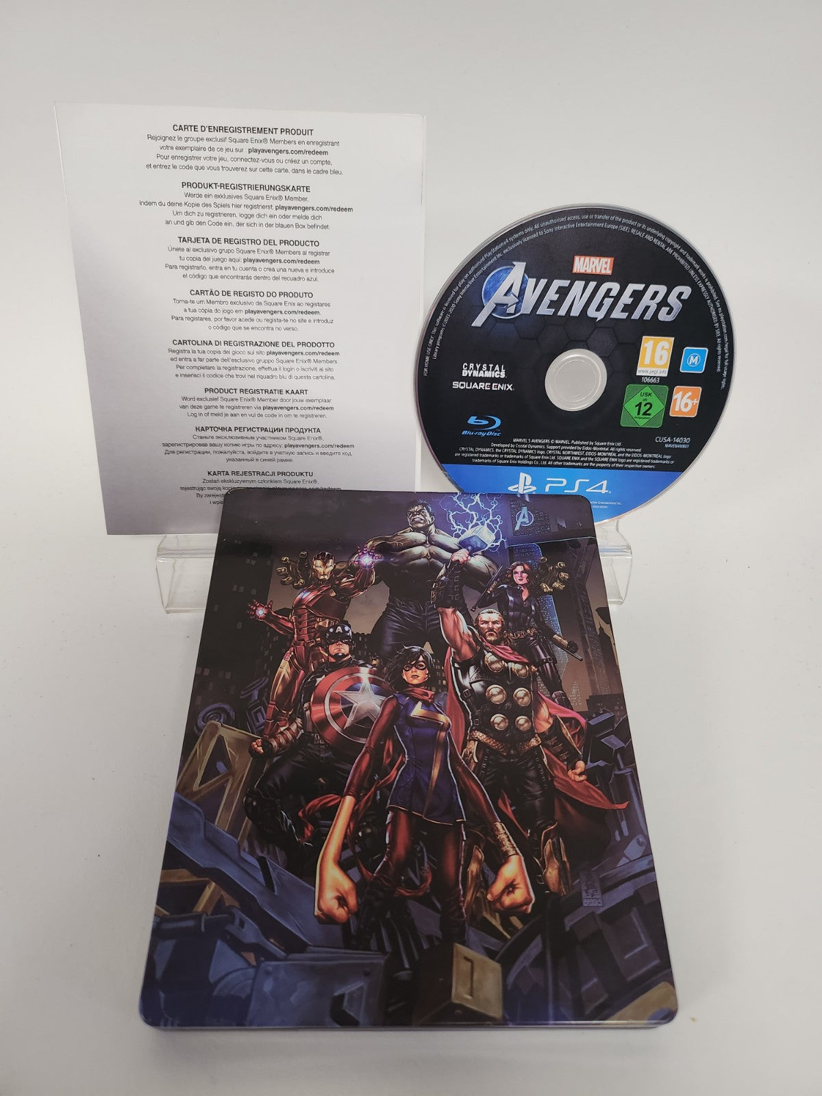 Marvel Avengers Steelcase Playstation 4