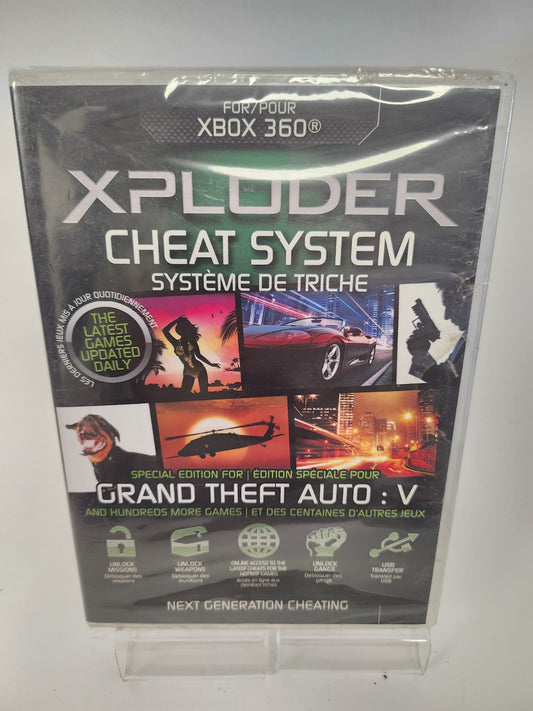 Xploder Cheat System Grand Theft Auto V geseald Xbox 360