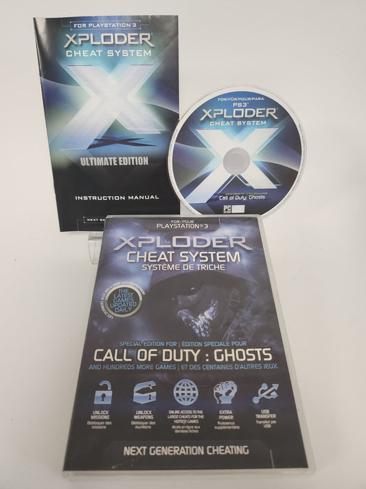 Xploder Cheat System Call of Duty Ghosts Playstation 3