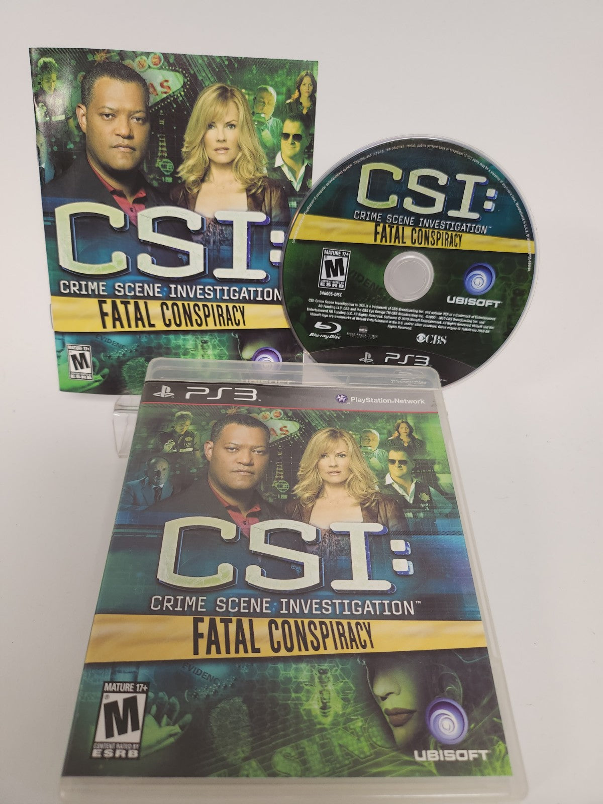 CSI: Crime Scene Investigation Fatal Conspiracy American Cover Playstation 3