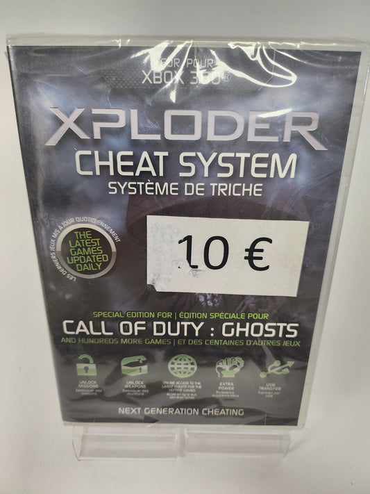 Xploder Cheat System Call of Duty Ghosts geseald Xbox 360